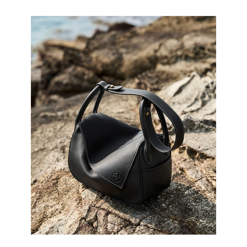 【王楚然同款】宫选元宝包头层牛皮枕头包单肩斜挎包通勤腋下包