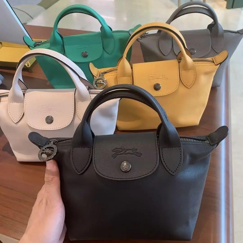 龙骧新款迷你时尚小羊皮真皮全皮手提单肩斜挎腋下手机包女士饺子